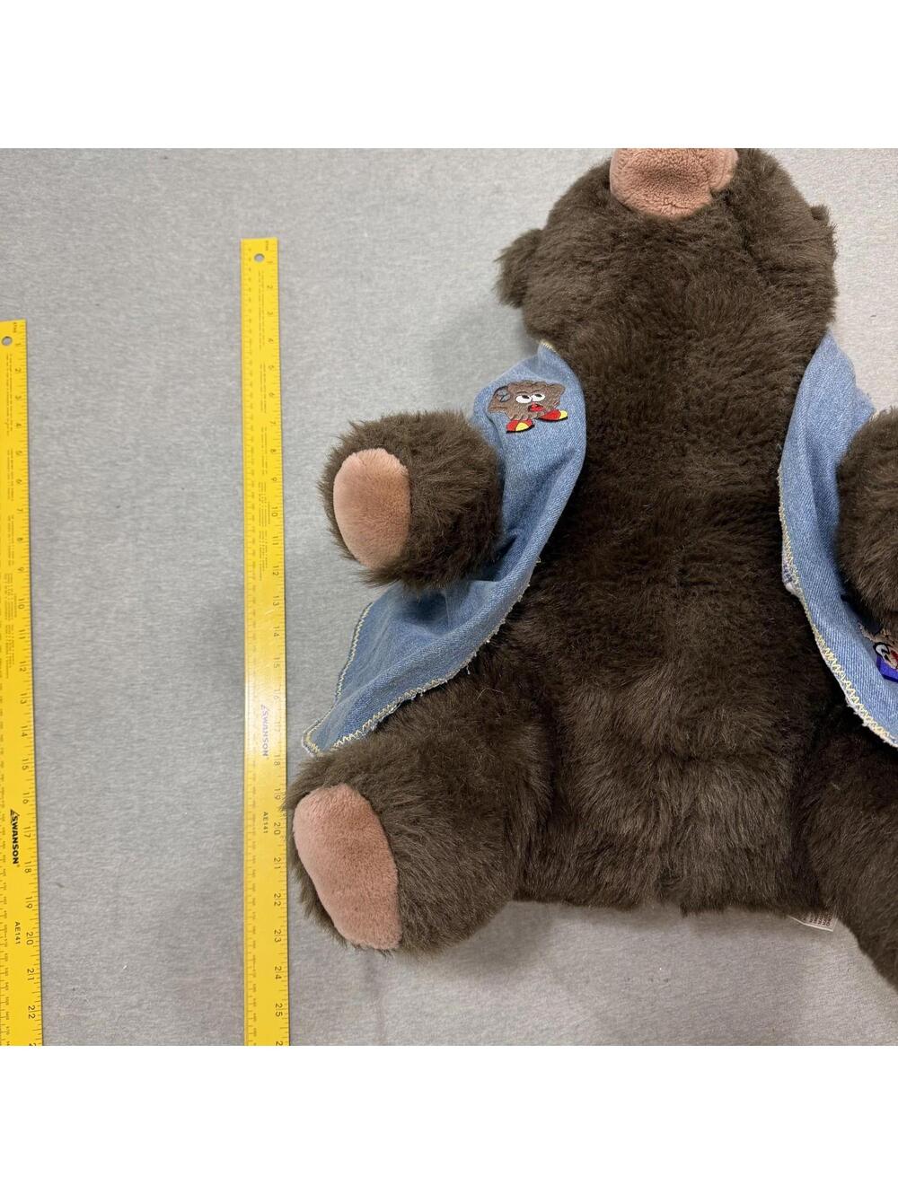 Vtg The Westcliff Collection Bear Brown Plush 18” Sitting Korea Custom Jacket - Picture 7 of 7